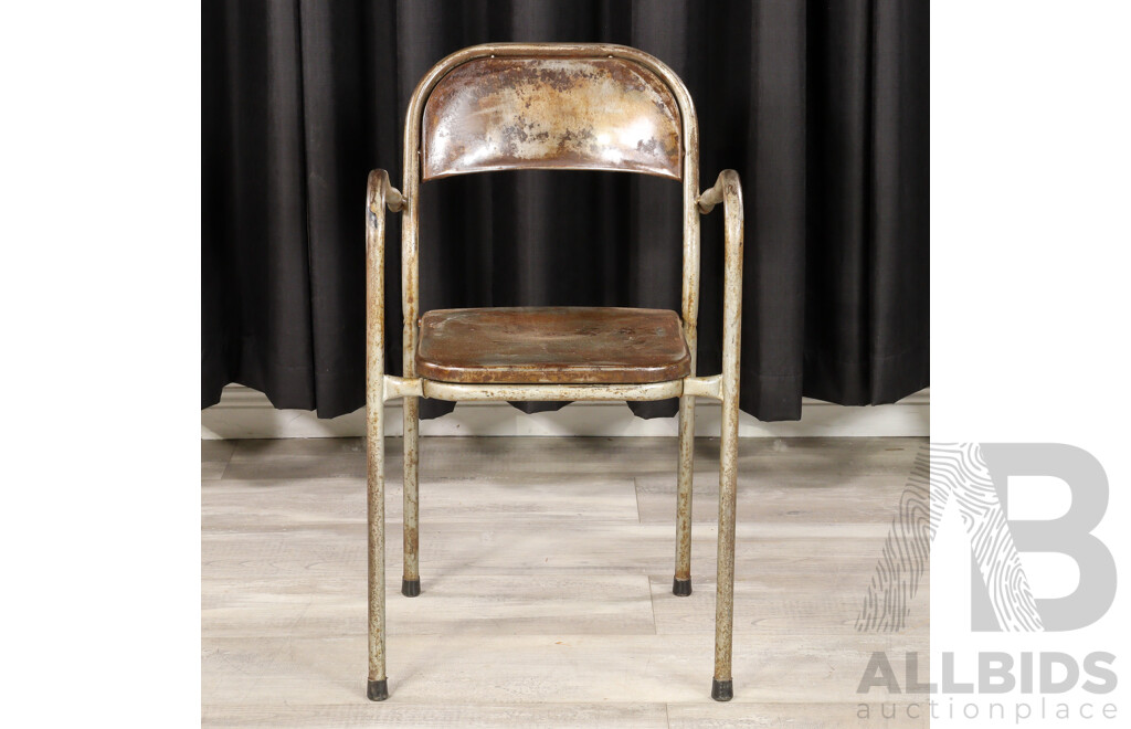 Vintage Metal Framed Carver by Sebel Furniture