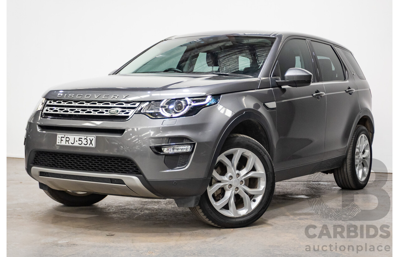 02/2018 Land Rover Discovery Sport TD4 (132kW) HSE (AWD) L550 MY18 4D Wagon Corris Grey Turbo Diesel 2.0L - 7 Seats