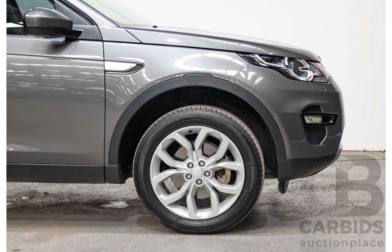 02/2018 Land Rover Discovery Sport TD4 (132kW) HSE (AWD) L550 MY18 4D Wagon Corris Grey Turbo Diesel 2.0L - 7 Seats