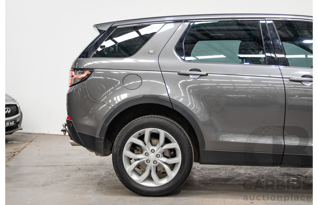 02/2018 Land Rover Discovery Sport TD4 (132kW) HSE (AWD) L550 MY18 4D Wagon Corris Grey Turbo Diesel 2.0L - 7 Seats