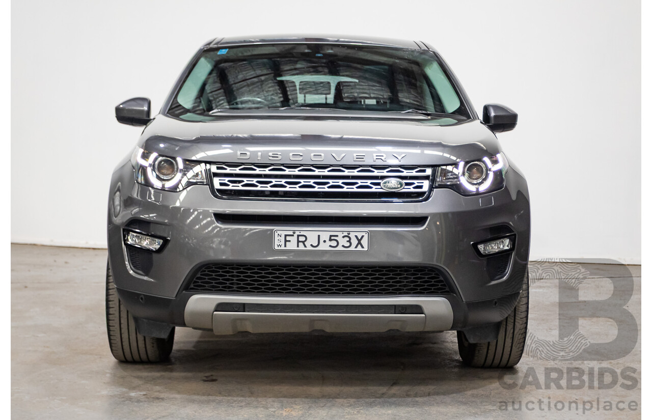 02/2018 Land Rover Discovery Sport TD4 (132kW) HSE (AWD) L550 MY18 4D Wagon Corris Grey Turbo Diesel 2.0L - 7 Seats