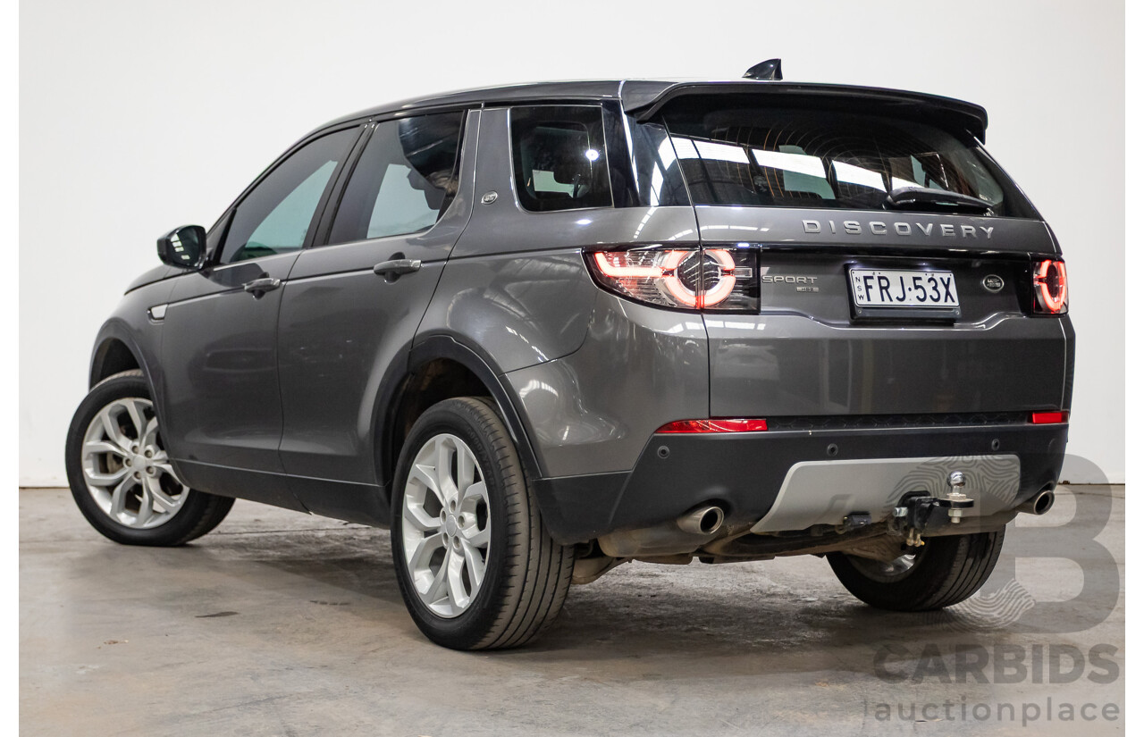 02/2018 Land Rover Discovery Sport TD4 (132kW) HSE (AWD) L550 MY18 4D Wagon Corris Grey Turbo Diesel 2.0L - 7 Seats