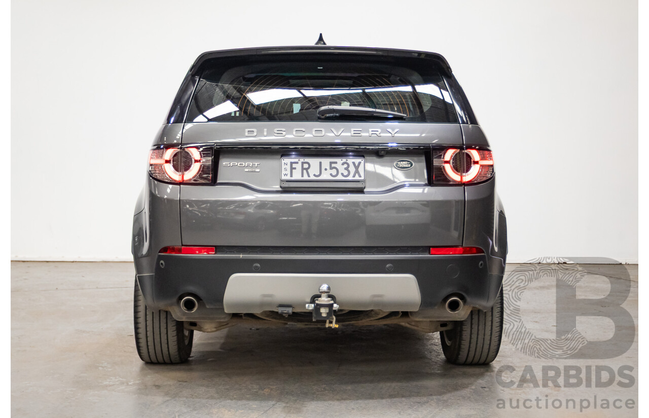 02/2018 Land Rover Discovery Sport TD4 (132kW) HSE (AWD) L550 MY18 4D Wagon Corris Grey Turbo Diesel 2.0L - 7 Seats