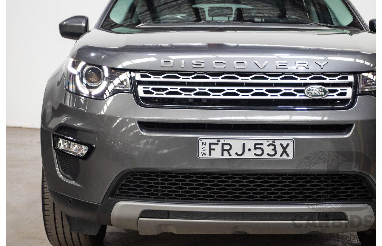 02/2018 Land Rover Discovery Sport TD4 (132kW) HSE (AWD) L550 MY18 4D Wagon Corris Grey Turbo Diesel 2.0L - 7 Seats