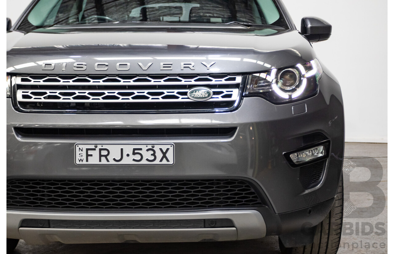 02/2018 Land Rover Discovery Sport TD4 (132kW) HSE (AWD) L550 MY18 4D Wagon Corris Grey Turbo Diesel 2.0L - 7 Seats