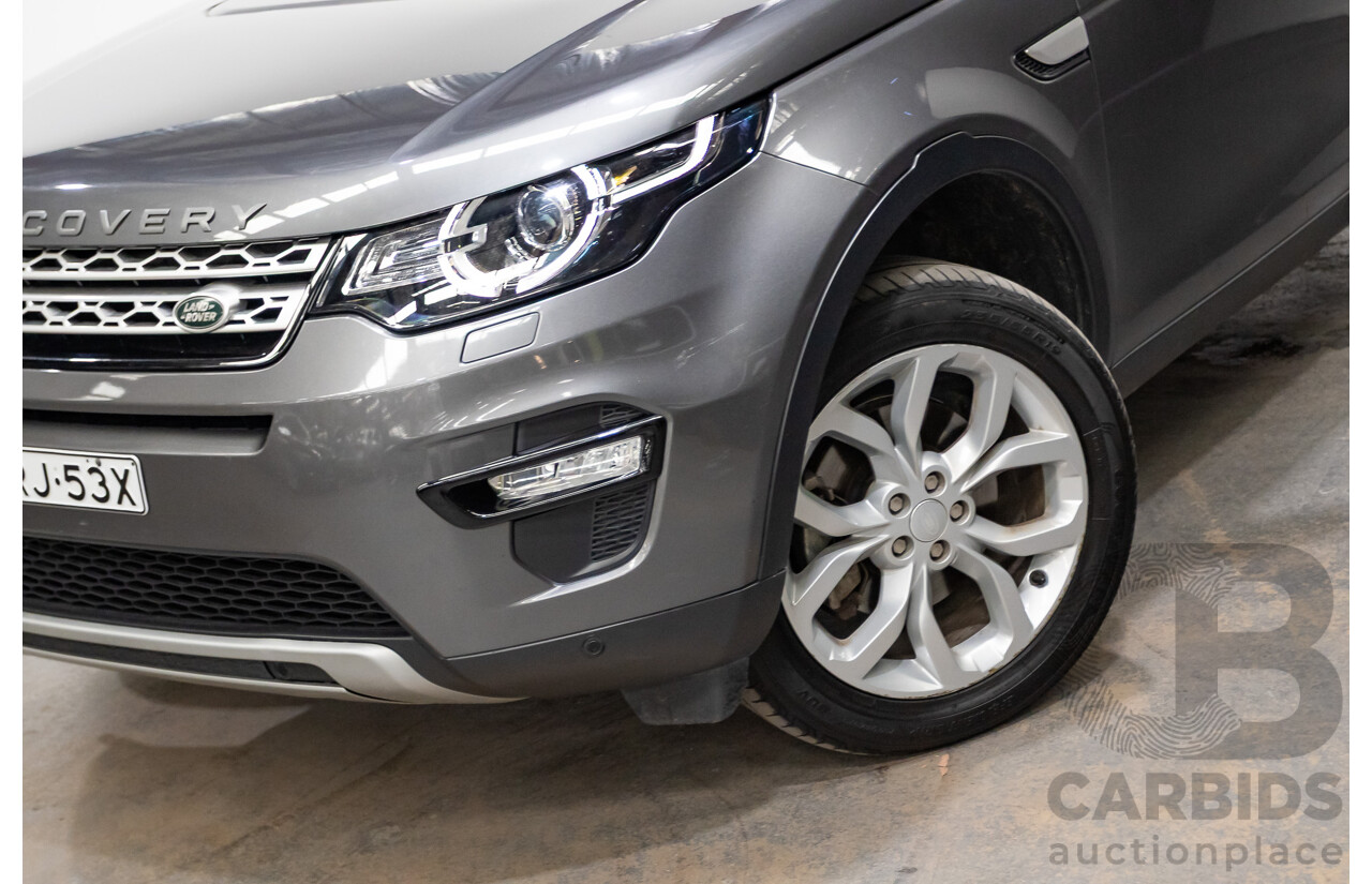 02/2018 Land Rover Discovery Sport TD4 (132kW) HSE (AWD) L550 MY18 4D Wagon Corris Grey Turbo Diesel 2.0L - 7 Seats
