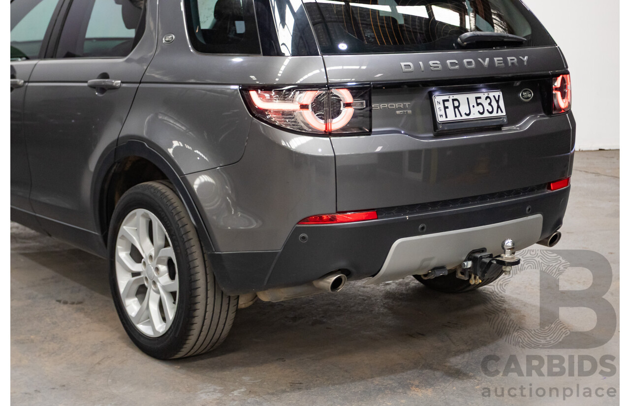 02/2018 Land Rover Discovery Sport TD4 (132kW) HSE (AWD) L550 MY18 4D Wagon Corris Grey Turbo Diesel 2.0L - 7 Seats