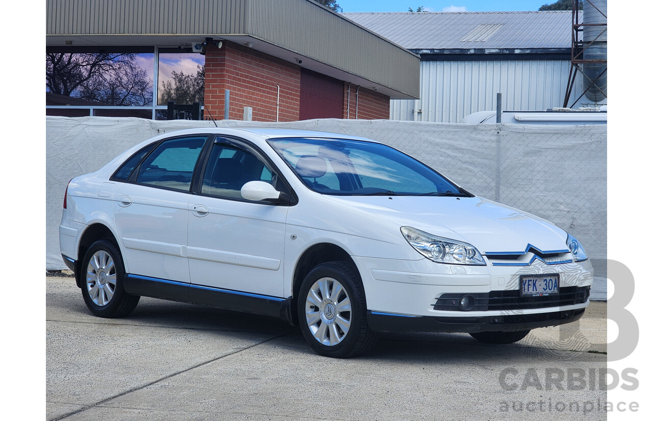 2/2008 Citroen C5 SX 2.0 16V HDi 06 UPGRADE 4d Wagon White 2.0L