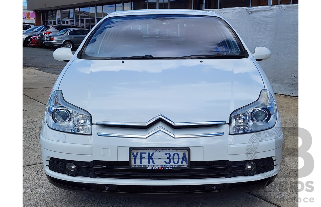 2/2008 Citroen C5 SX 2.0 16V HDi 06 UPGRADE 4d Wagon White 2.0L
