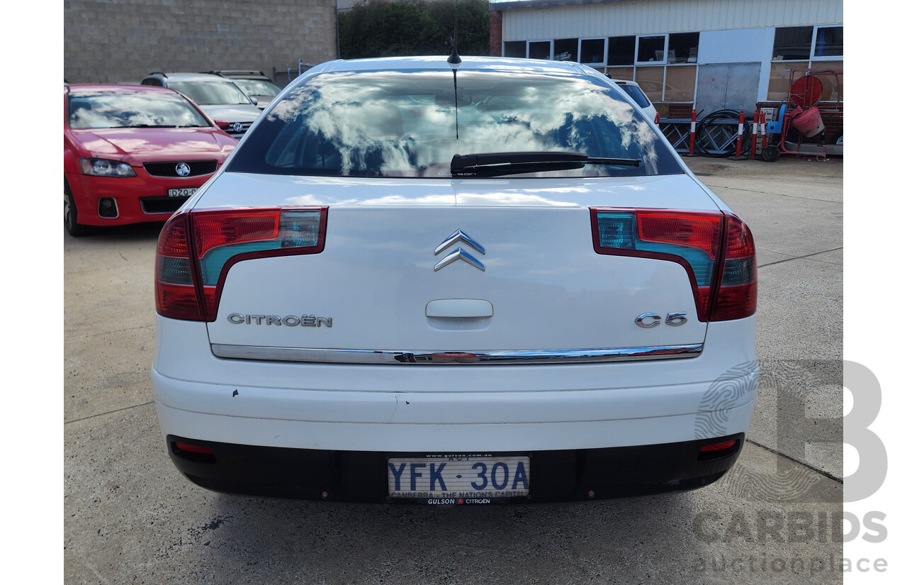 2/2008 Citroen C5 SX 2.0 16V HDi 06 UPGRADE 4d Wagon White 2.0L