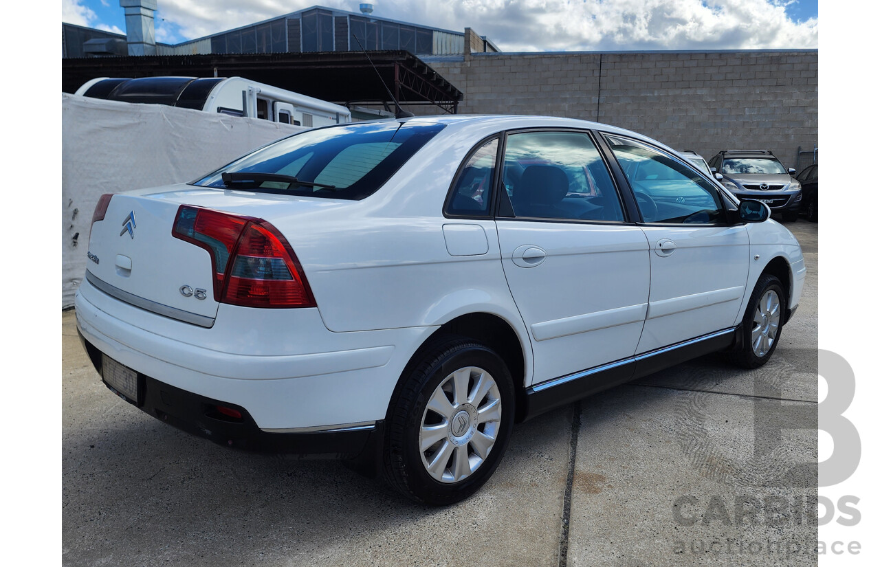 2/2008 Citroen C5 SX 2.0 16V HDi 06 UPGRADE 4d Wagon White 2.0L