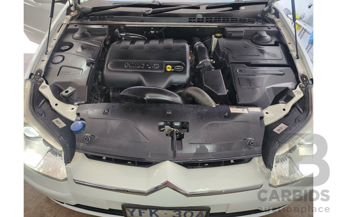 2/2008 Citroen C5 SX 2.0 16V HDi 06 UPGRADE 4d Wagon White 2.0L