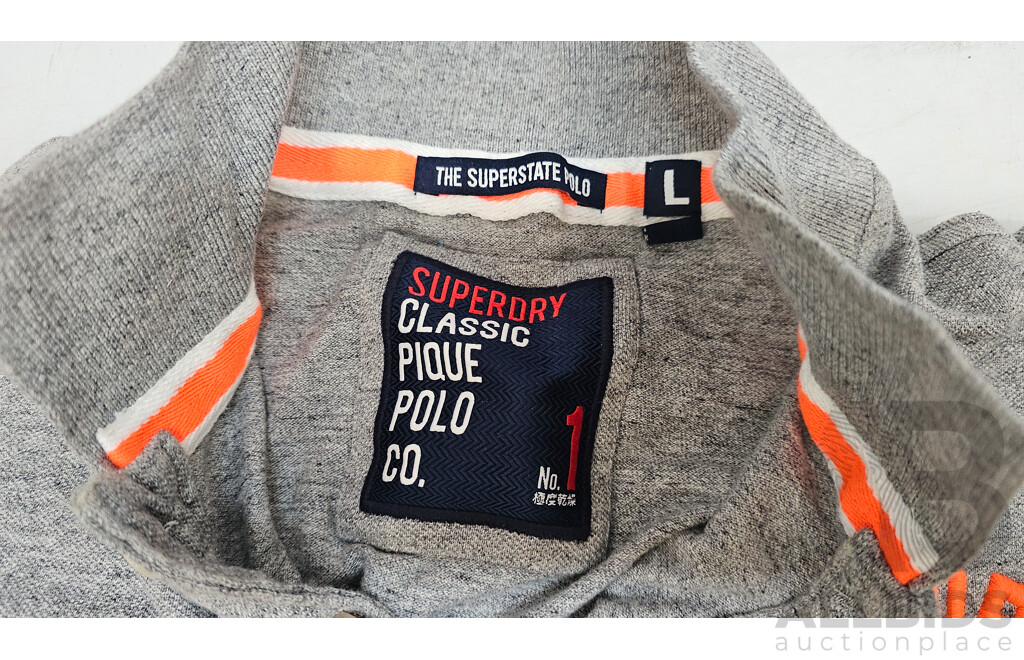 Superdry Classic Pique Polo & Goliath Blue Airy Distruction Pants