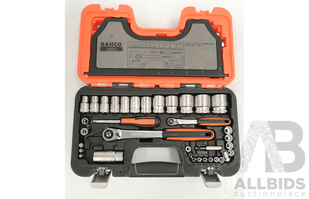 Bahco 56 Piece Drive Metric Socket Set