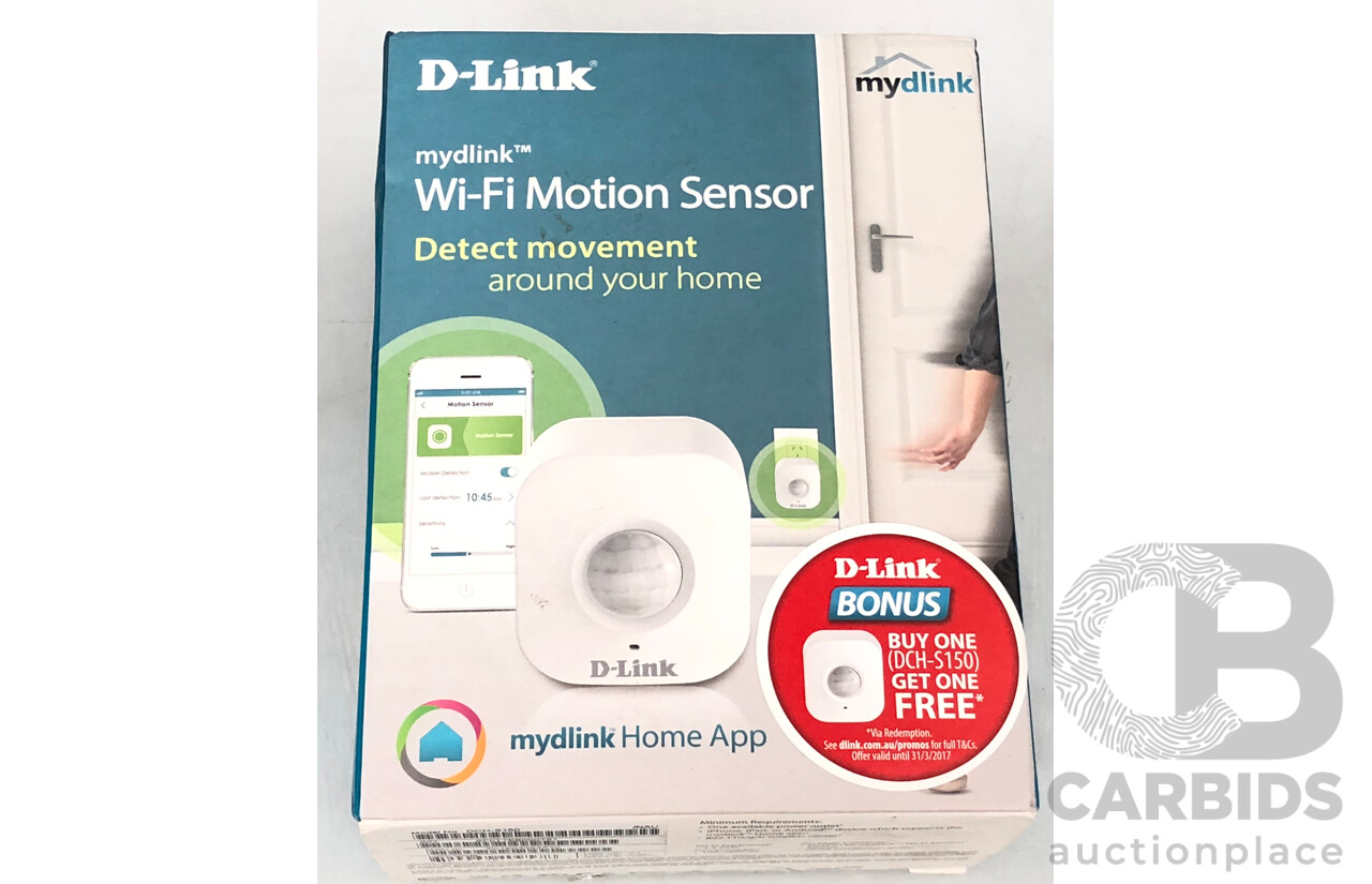 Nano Cam Reverse Mirror Camera, Car Boot Liner,  Ring Chime Doorbell, D-Link Wi-Fi Motion Sensor, Master Lock Bluetooth Outdoor Padlock - Brand New
