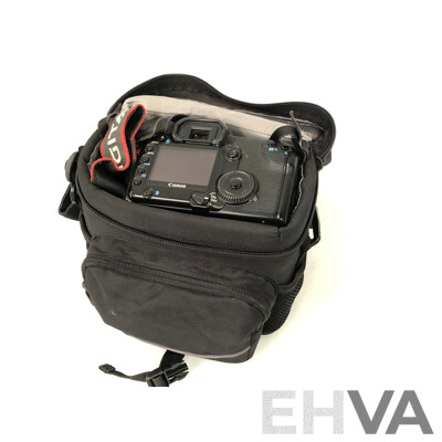 Canon EOS 30D 8.0 Megapixel Digital Camera with Two Lenses and Lowepro Soft Case