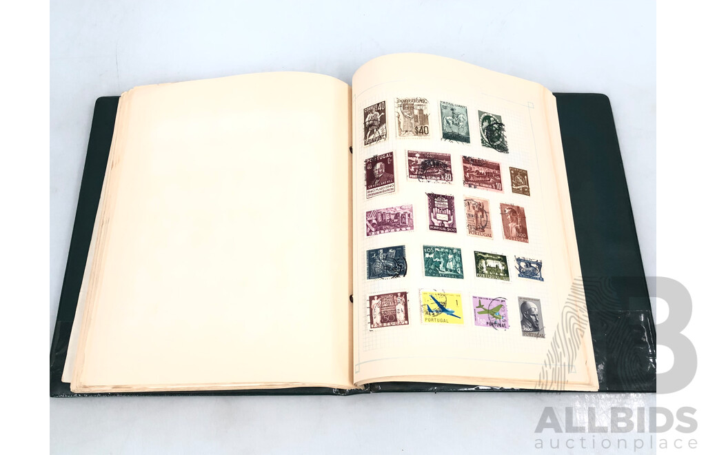 Stamp Album with Stamps of Various Countries