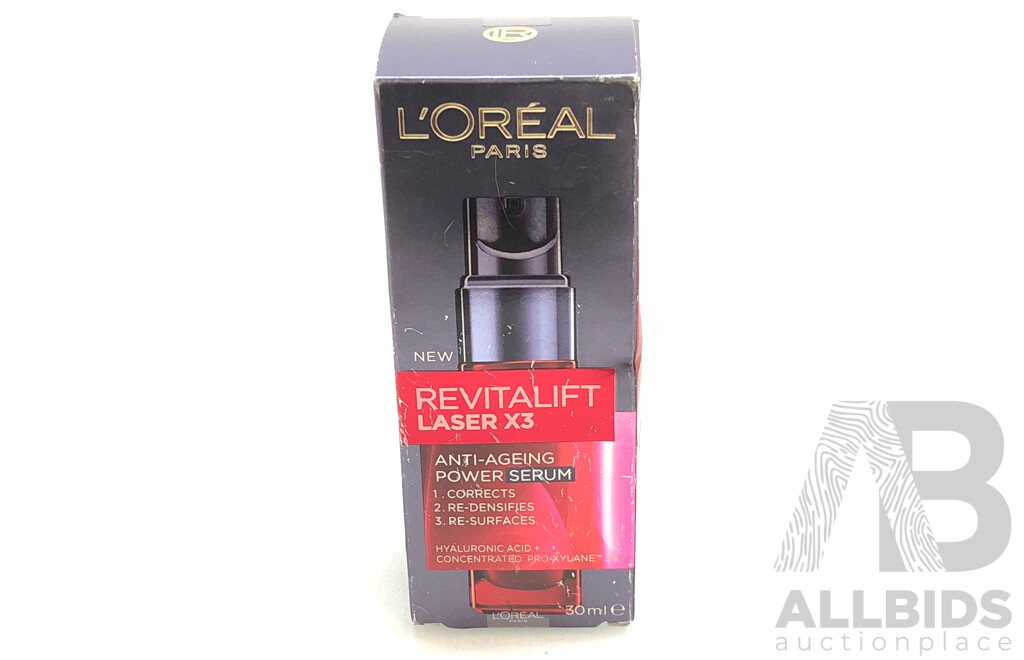 L'Oreal Revitalift Laser X3 Anti Ageing Power Serum - 30ml - New