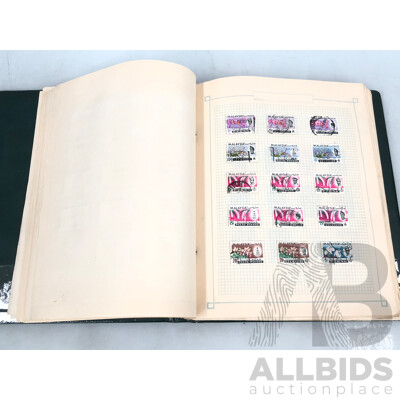 Stamp Album with Stamps of Various Countries