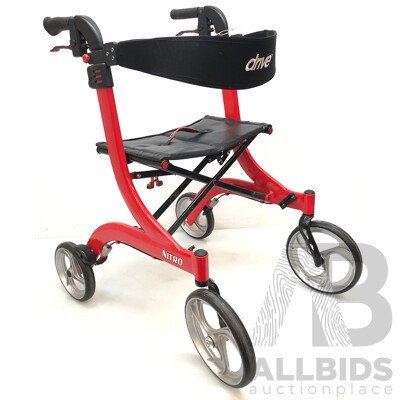 Nitro Drive Rollator Mobility Walking Aid