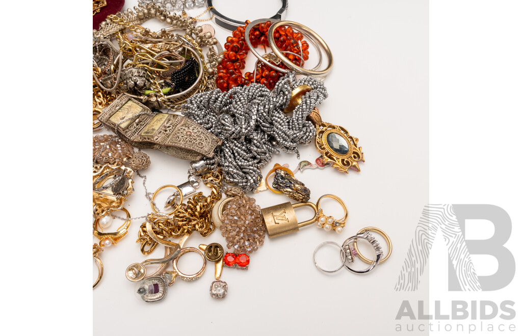 Collection of Assorted Jewellery Items Including Rings, Bracelets, Watches & Necklaces