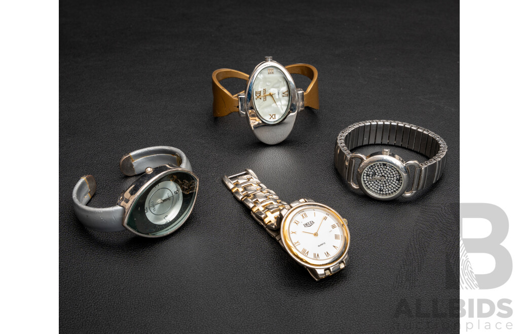 Collection of (4) Ladies Watches Including Mimco, Terner and Delta