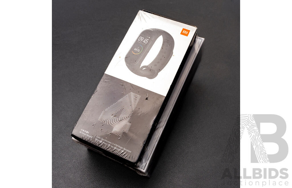 Redmi 9 Carbon Grey 4GB RAM 64GB ROM Unlocked Smartphone & Mi Smart Band 4 Touch Screen 5ATM Watch Pack - NEW Sealed