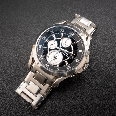 Seiko Premier Chronograph Mens Watch, 7T62-0JW0, 43mm