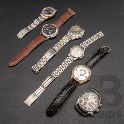 Collection of (6) Watches Including Michael Hill Chronograph Watch, 9223