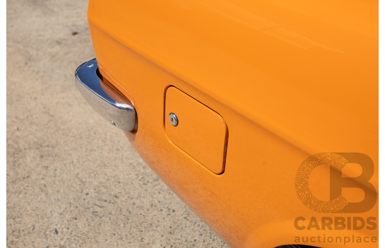 6/1971 Datsun 1200 Deluxe 2d Coupe Orange Turbo 1.8L - Modified & Engineered