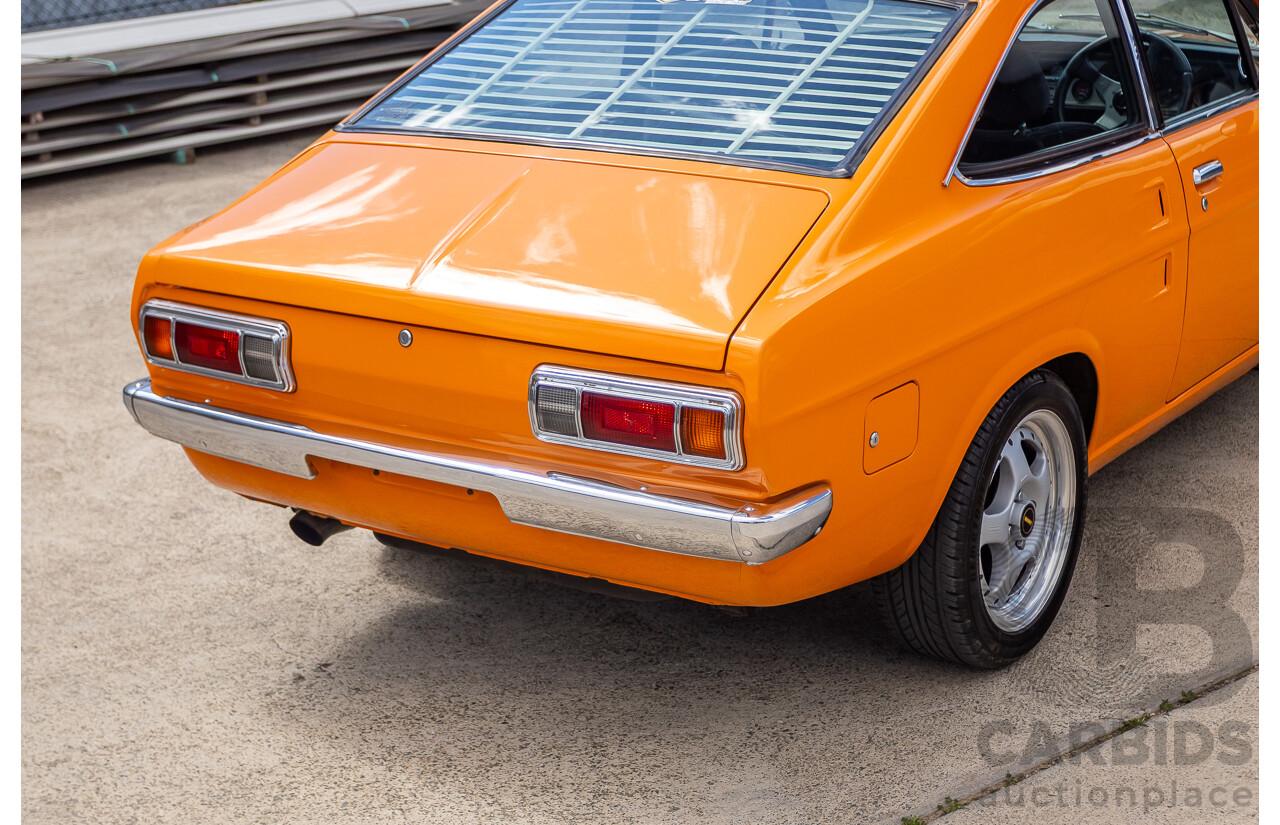 6/1971 Datsun 1200 Deluxe 2d Coupe Orange Turbo 1.8L - Modified & Engineered
