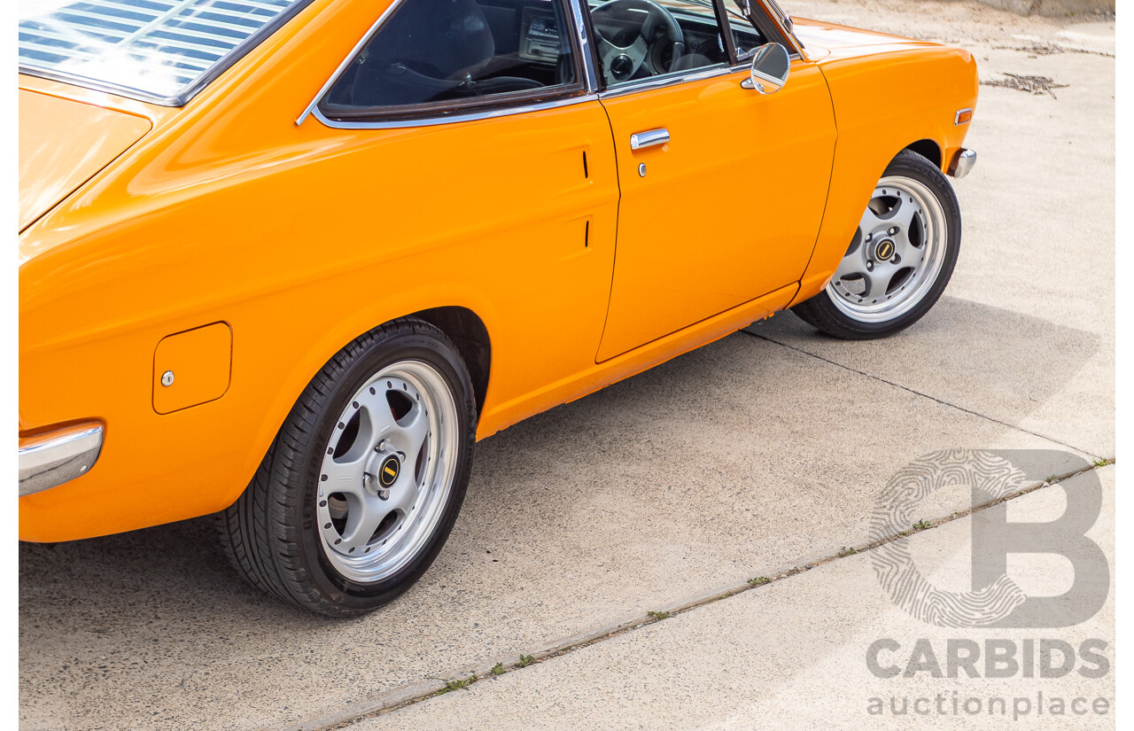 6/1971 Datsun 1200 Deluxe 2d Coupe Orange Turbo 1.8L - Modified & Engineered