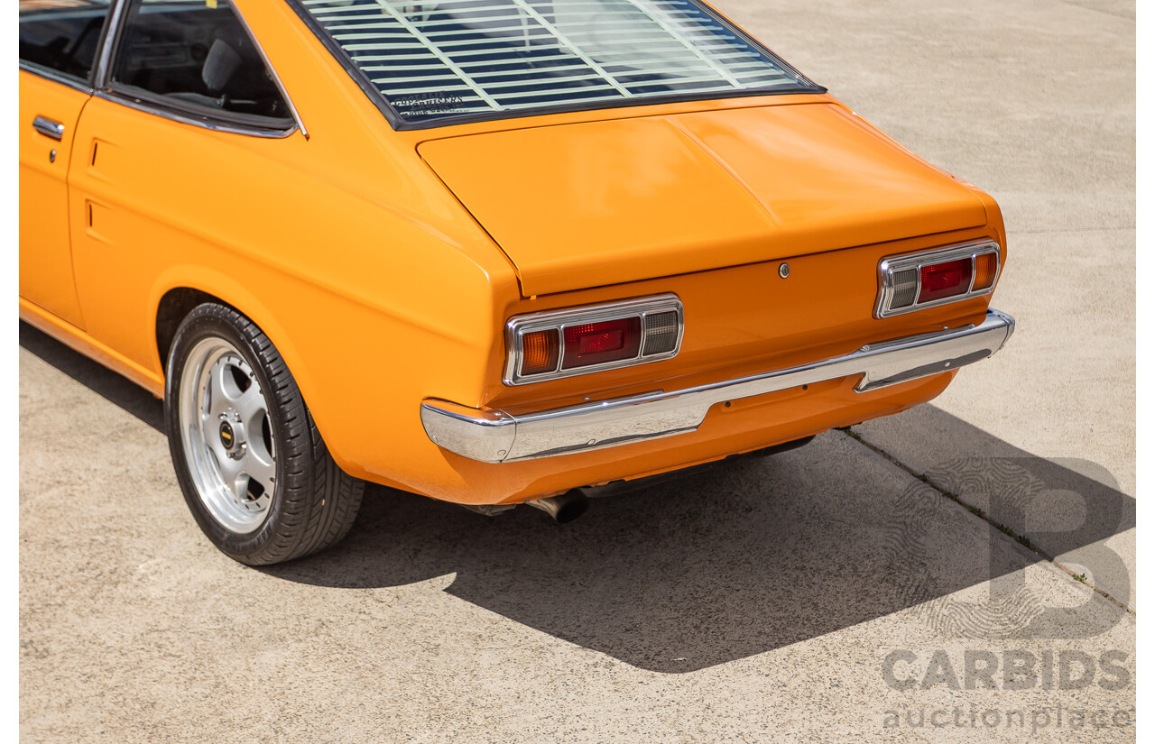 6/1971 Datsun 1200 Deluxe 2d Coupe Orange Turbo 1.8L - Modified & Engineered