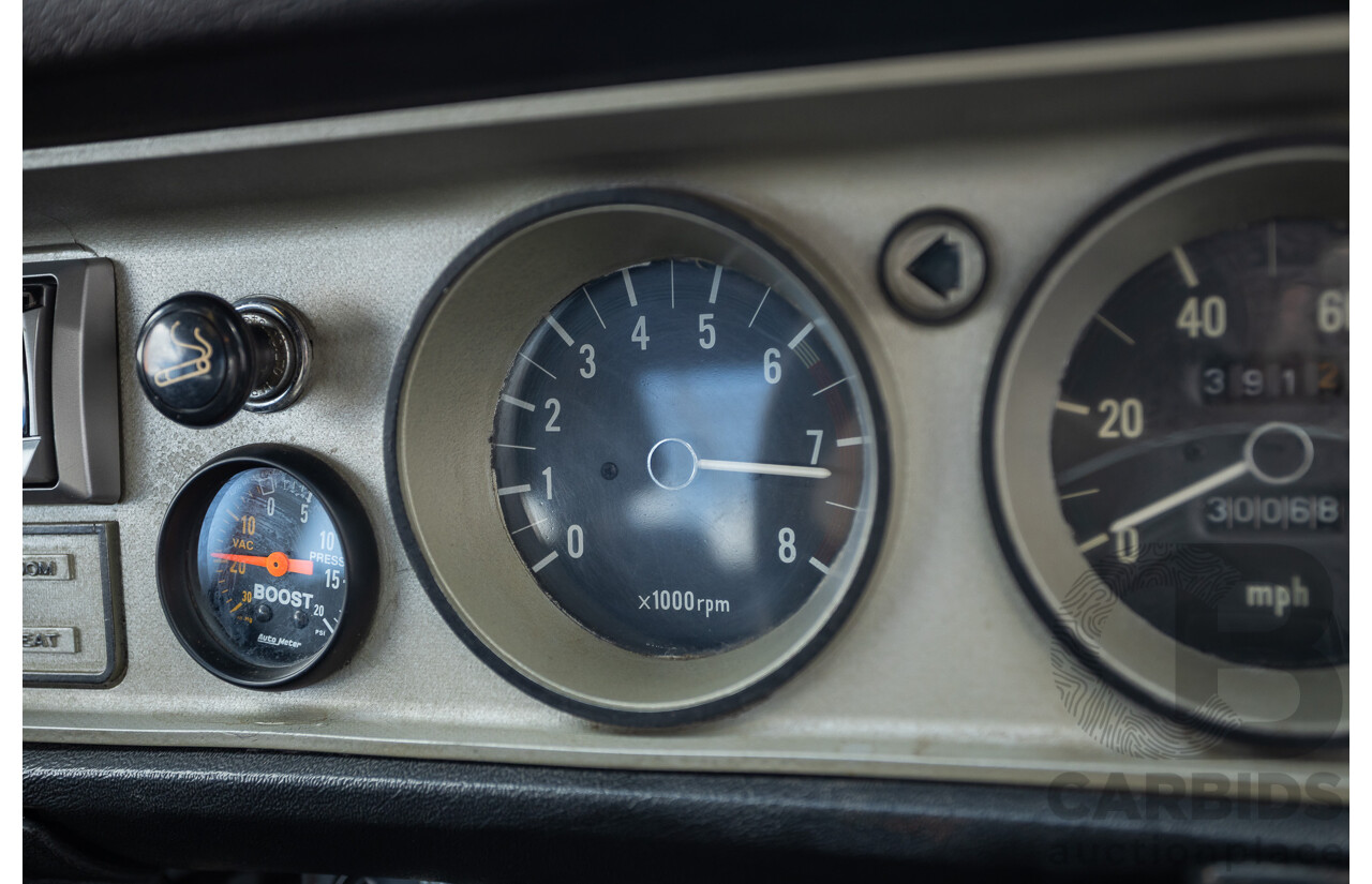 6/1971 Datsun 1200 Deluxe 2d Coupe Orange Turbo 1.8L - Modified & Engineered