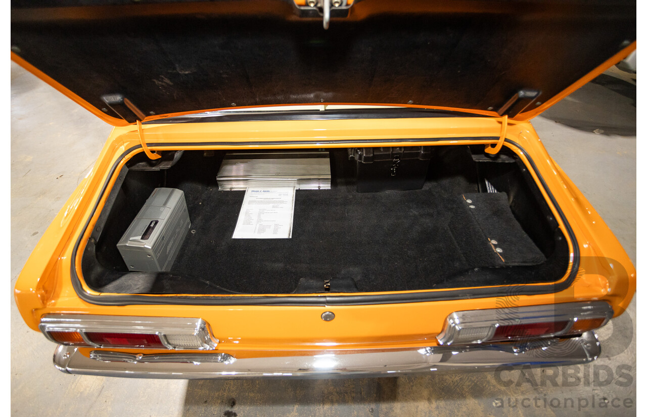 6/1971 Datsun 1200 Deluxe 2d Coupe Orange Turbo 1.8L - Modified & Engineered