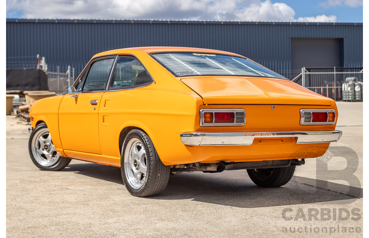 6/1971 Datsun 1200 Deluxe 2d Coupe Orange Turbo 1.8L - Modified & Engineered