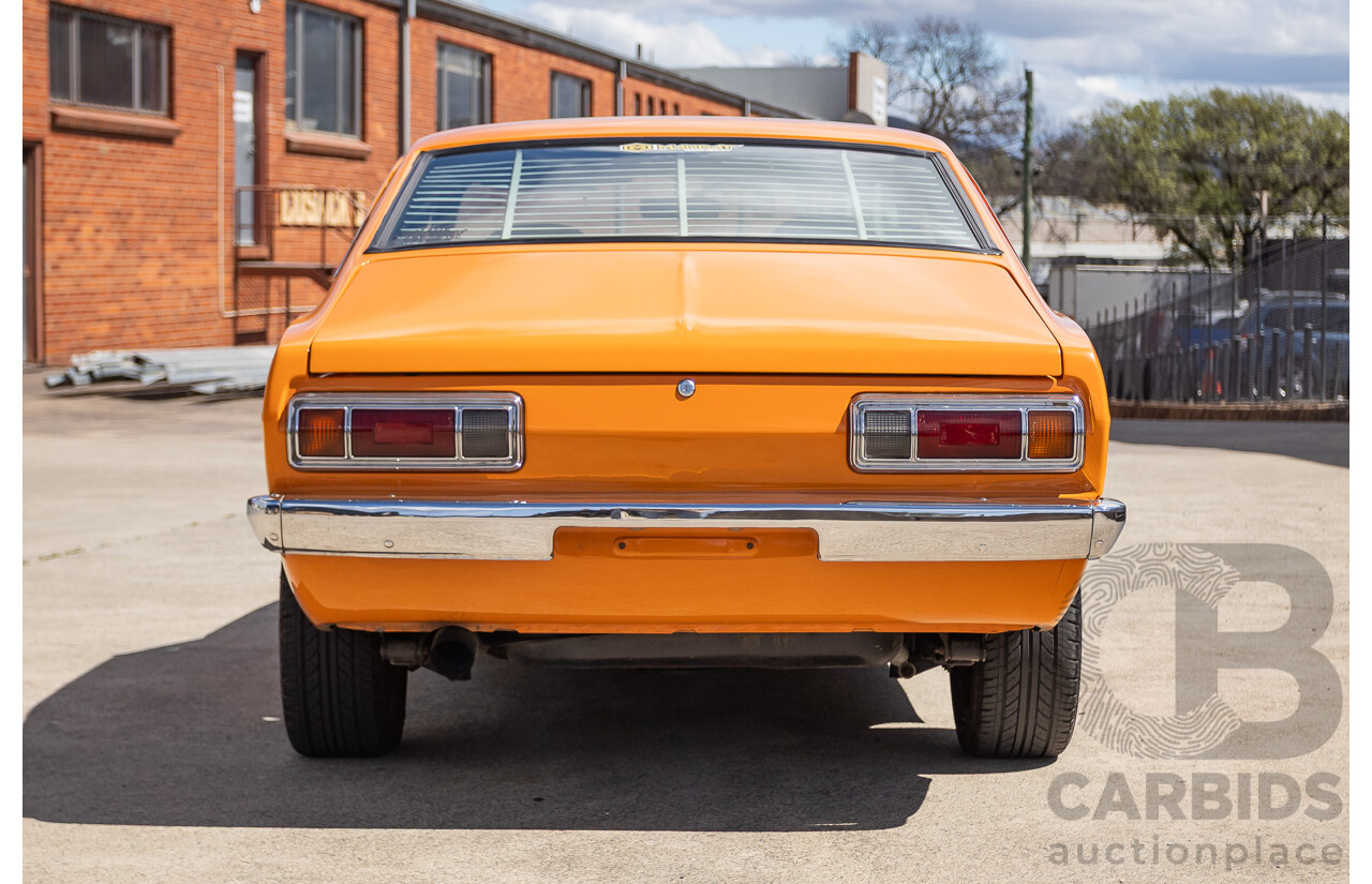 6/1971 Datsun 1200 Deluxe 2d Coupe Orange Turbo 1.8L - Modified & Engineered