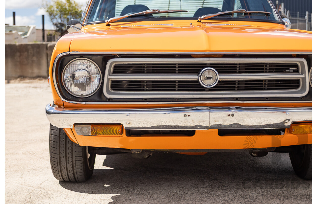 6/1971 Datsun 1200 Deluxe 2d Coupe Orange Turbo 1.8L - Modified & Engineered