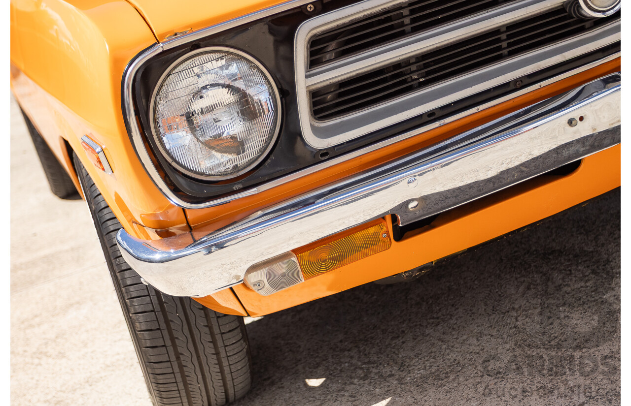 6/1971 Datsun 1200 Deluxe 2d Coupe Orange Turbo 1.8L - Modified & Engineered