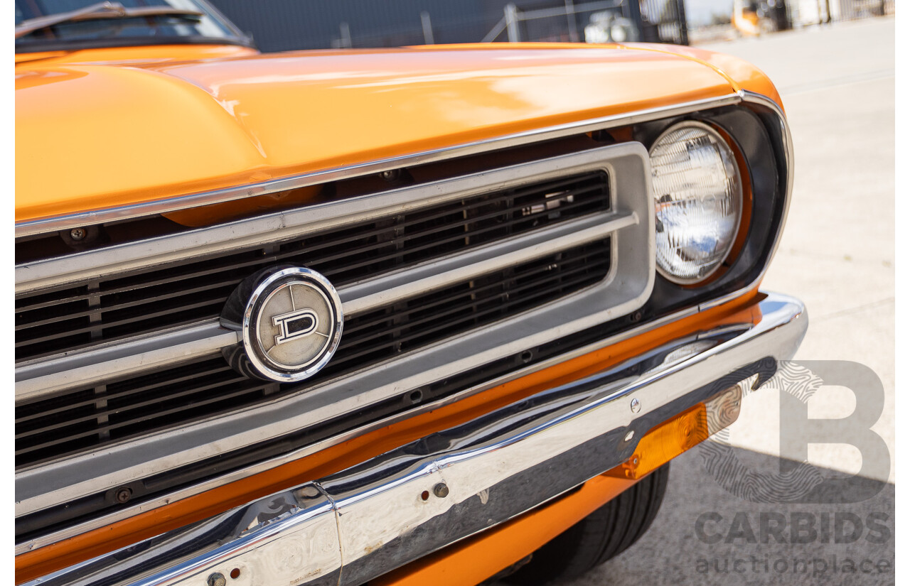 6/1971 Datsun 1200 Deluxe 2d Coupe Orange Turbo 1.8L - Modified & Engineered