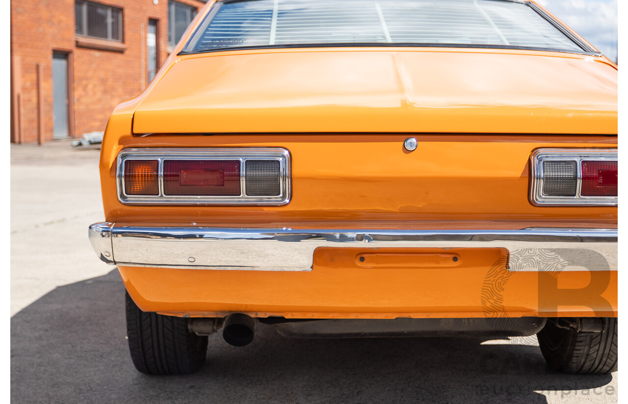 6/1971 Datsun 1200 Deluxe 2d Coupe Orange Turbo 1.8L - Modified & Engineered