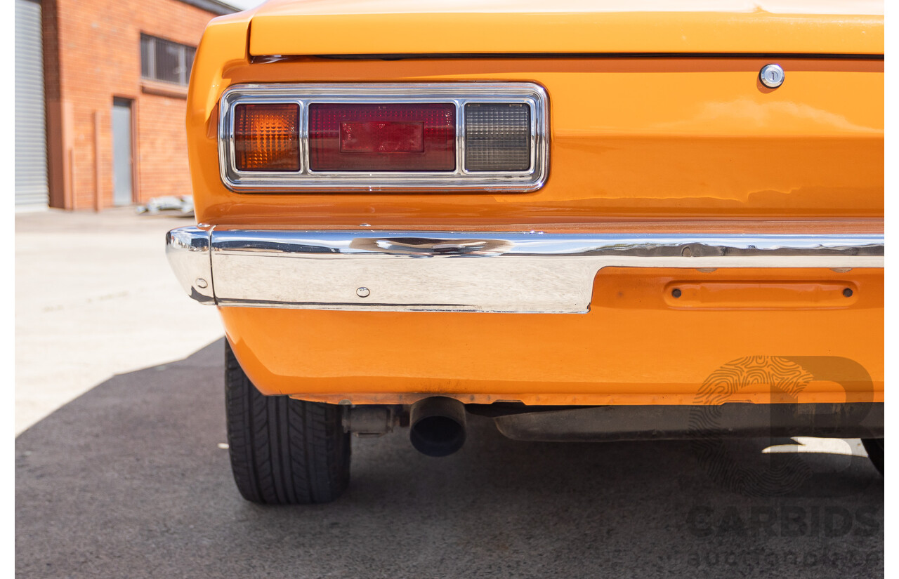 6/1971 Datsun 1200 Deluxe 2d Coupe Orange Turbo 1.8L - Modified & Engineered