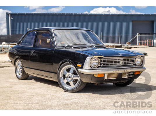 1/1973 Toyota Corolla KE20 2d Sedan Black Ported Rotary 2.3L - Modified & Engineered