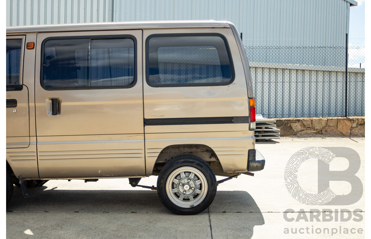 8/1987 Suzuki Super Carry Van DA21V 2d Van Brown 1.0L