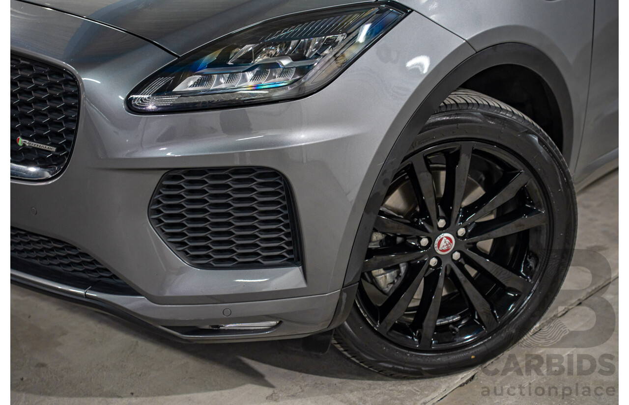 11/2020 Jaguar E-Pace P250 Chequered Flag (AWD 183KW) X540 MY20 4d Wagon Corris Grey Metallic Turbo 2.0L