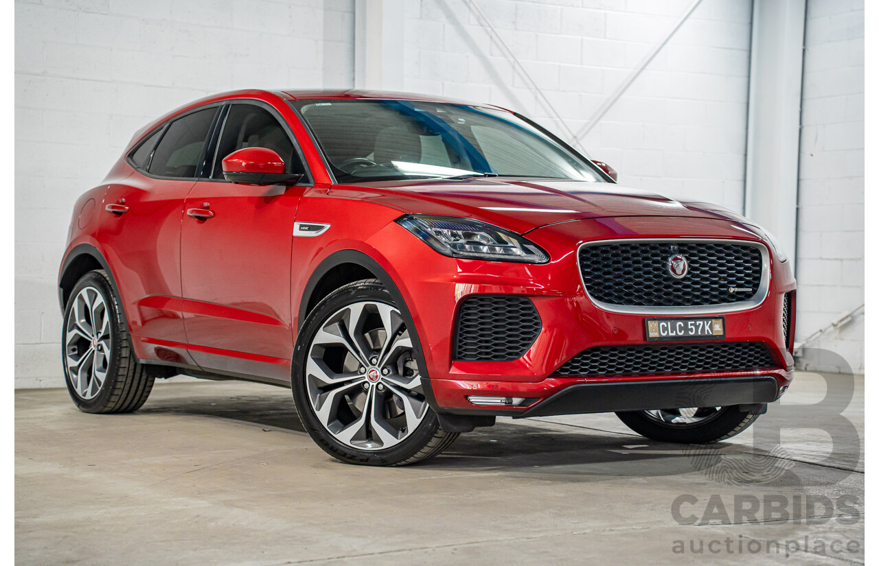 04/2019 Jaguar E-Pace P300 R-Dynamic HSE (221kW AWD) X540 MY19 4d Wagon Firenze Red Metallic Turbo 2.0L
