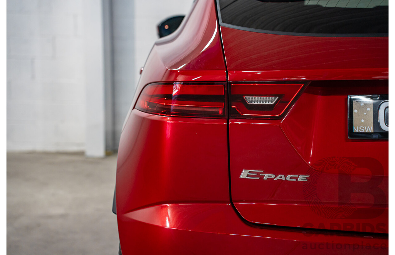 04/2019 Jaguar E-Pace P300 R-Dynamic HSE (221kW AWD) X540 MY19 4d Wagon Firenze Red Metallic Turbo 2.0L