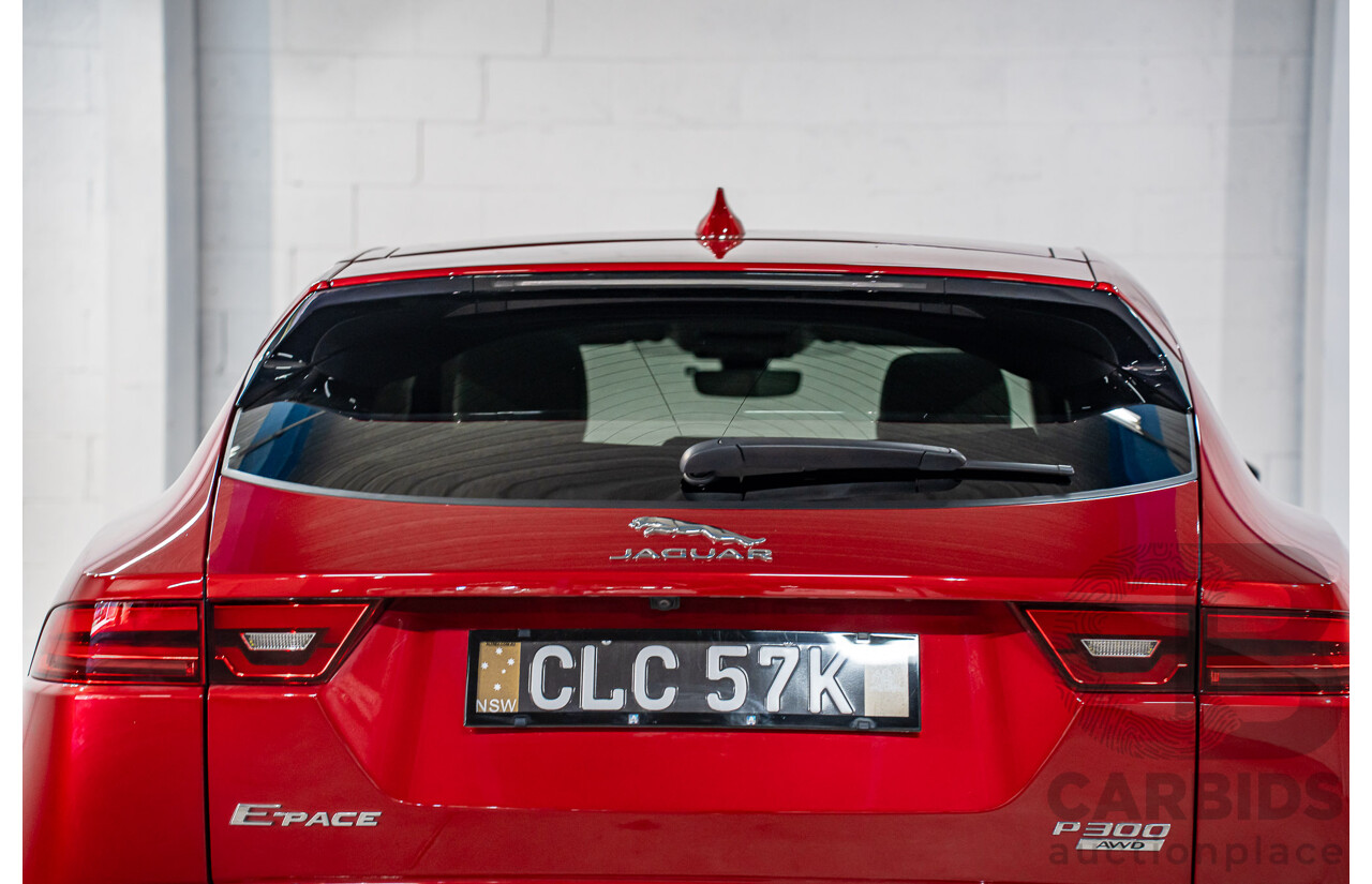 04/2019 Jaguar E-Pace P300 R-Dynamic HSE (221kW AWD) X540 MY19 4d Wagon Firenze Red Metallic Turbo 2.0L