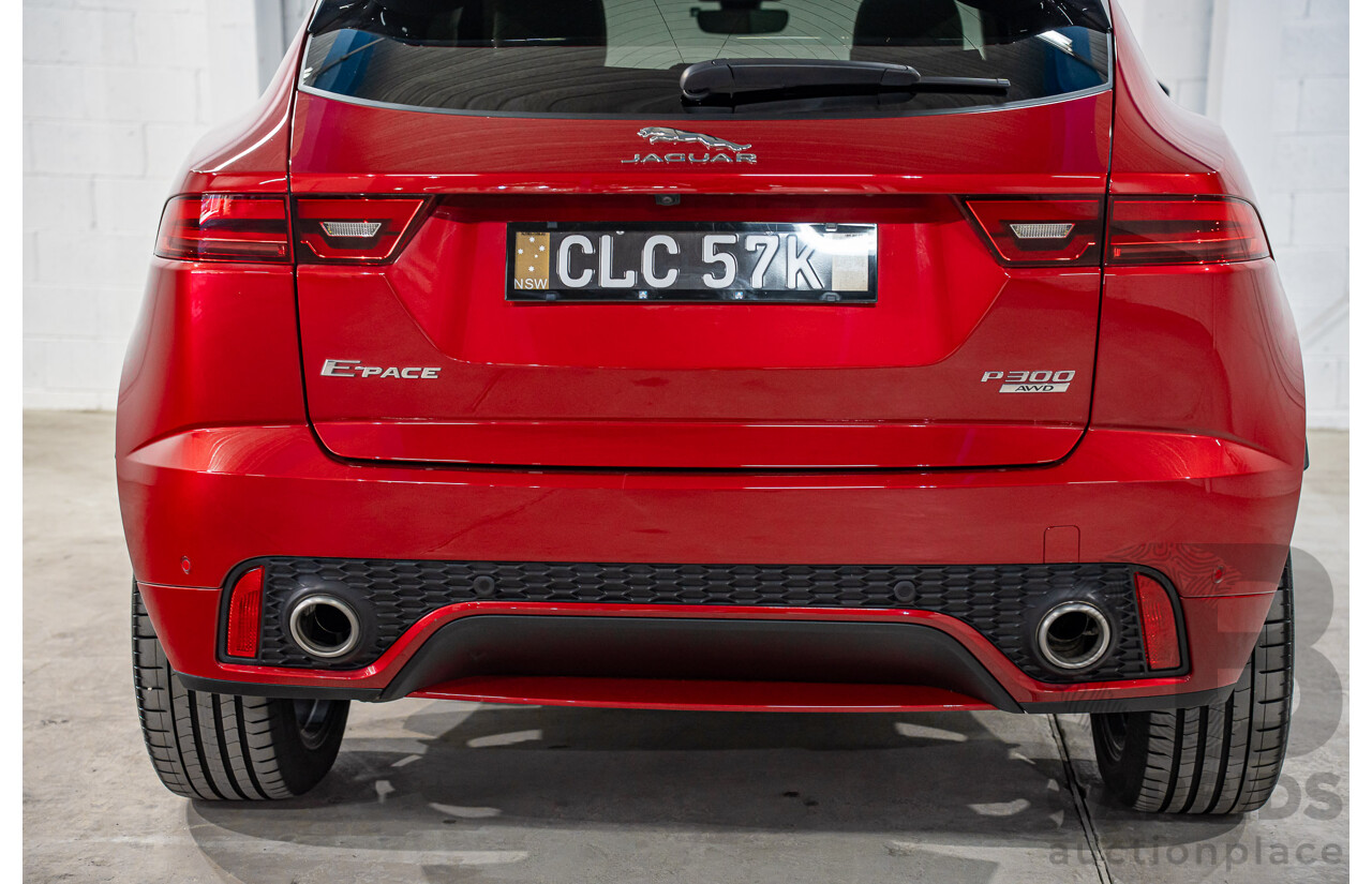 04/2019 Jaguar E-Pace P300 R-Dynamic HSE (221kW AWD) X540 MY19 4d Wagon Firenze Red Metallic Turbo 2.0L