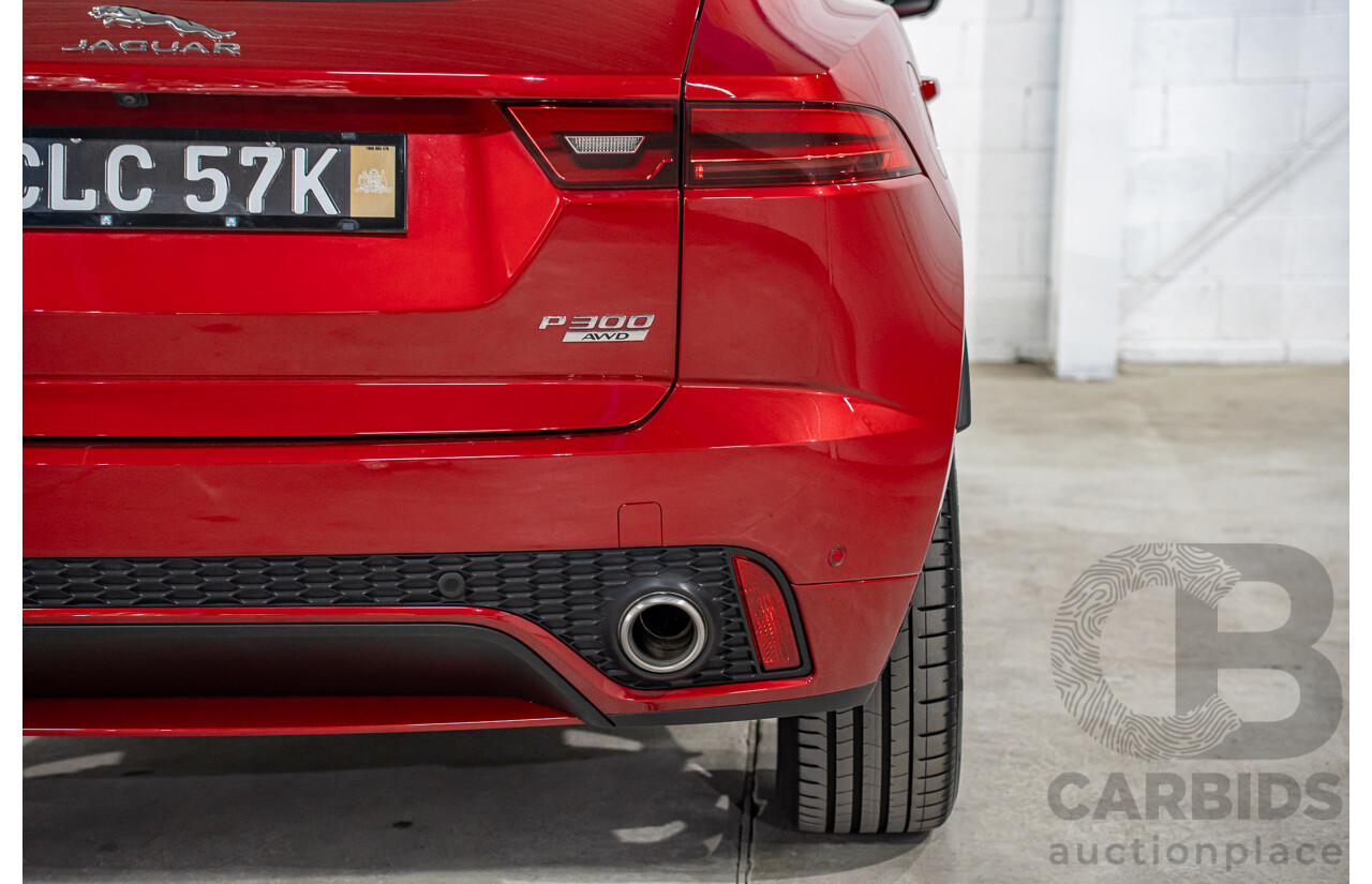 04/2019 Jaguar E-Pace P300 R-Dynamic HSE (221kW AWD) X540 MY19 4d Wagon Firenze Red Metallic Turbo 2.0L